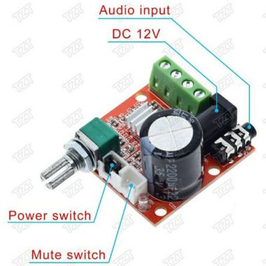 Mạch Khuếch Đại Công Suất Âm Thanh PAM8610 2X10W Chất Lượng Cao