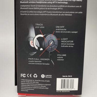 Bộ Bluetooth Receiver CSR8645 Hỗ Trợ Aptx-HD Thương Hiệu SWISH Của MIZCO Hoa Kỳ