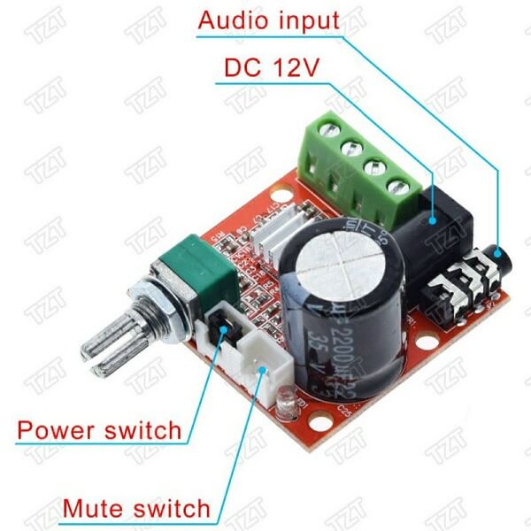 Mạch Khuếch Đại Công Suất Âm Thanh PAM8610 2X10W Chất Lượng Cao